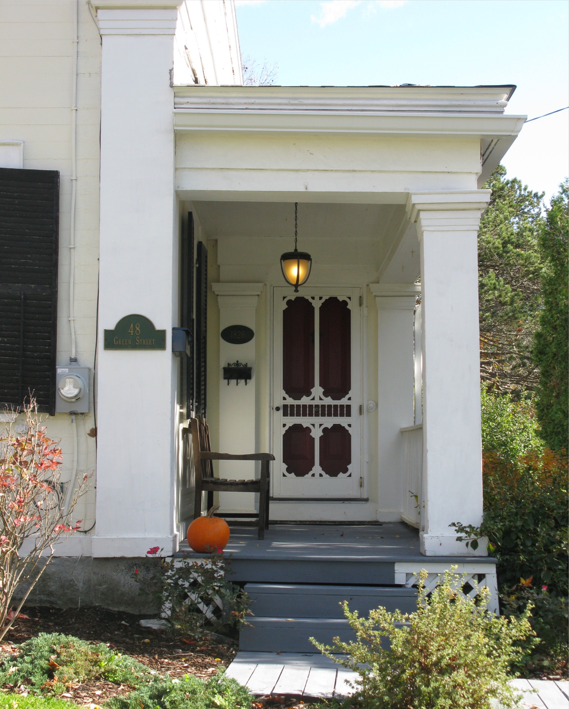 South porch entrance