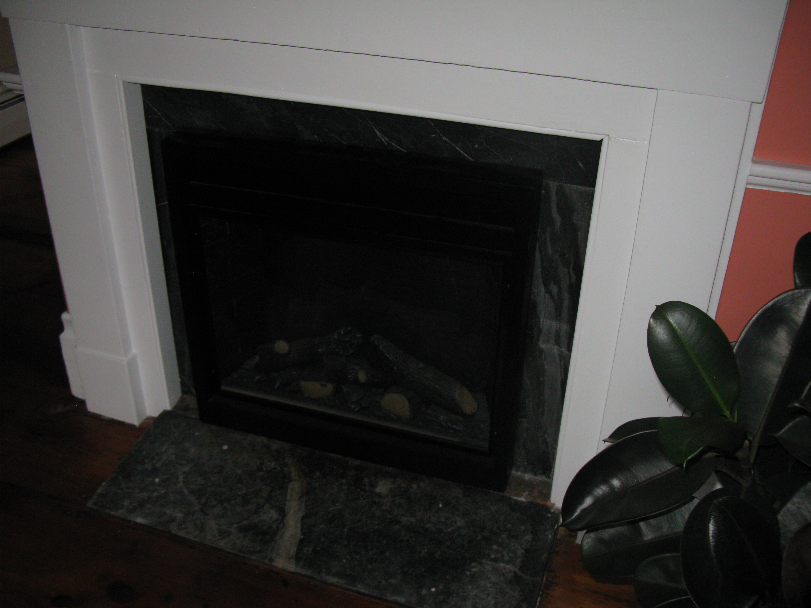 Thomaston Black Marble Fireplace